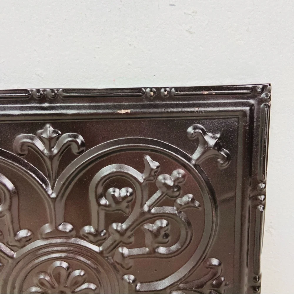 UNBRANDED brown design square wall hanging decor design decoration